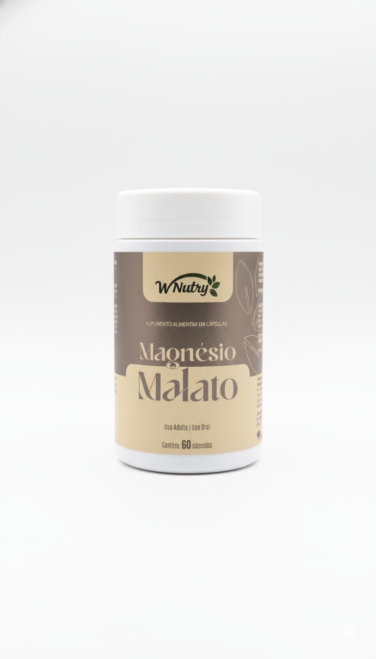 Magnésio Malato WNutry 60 cápsulas