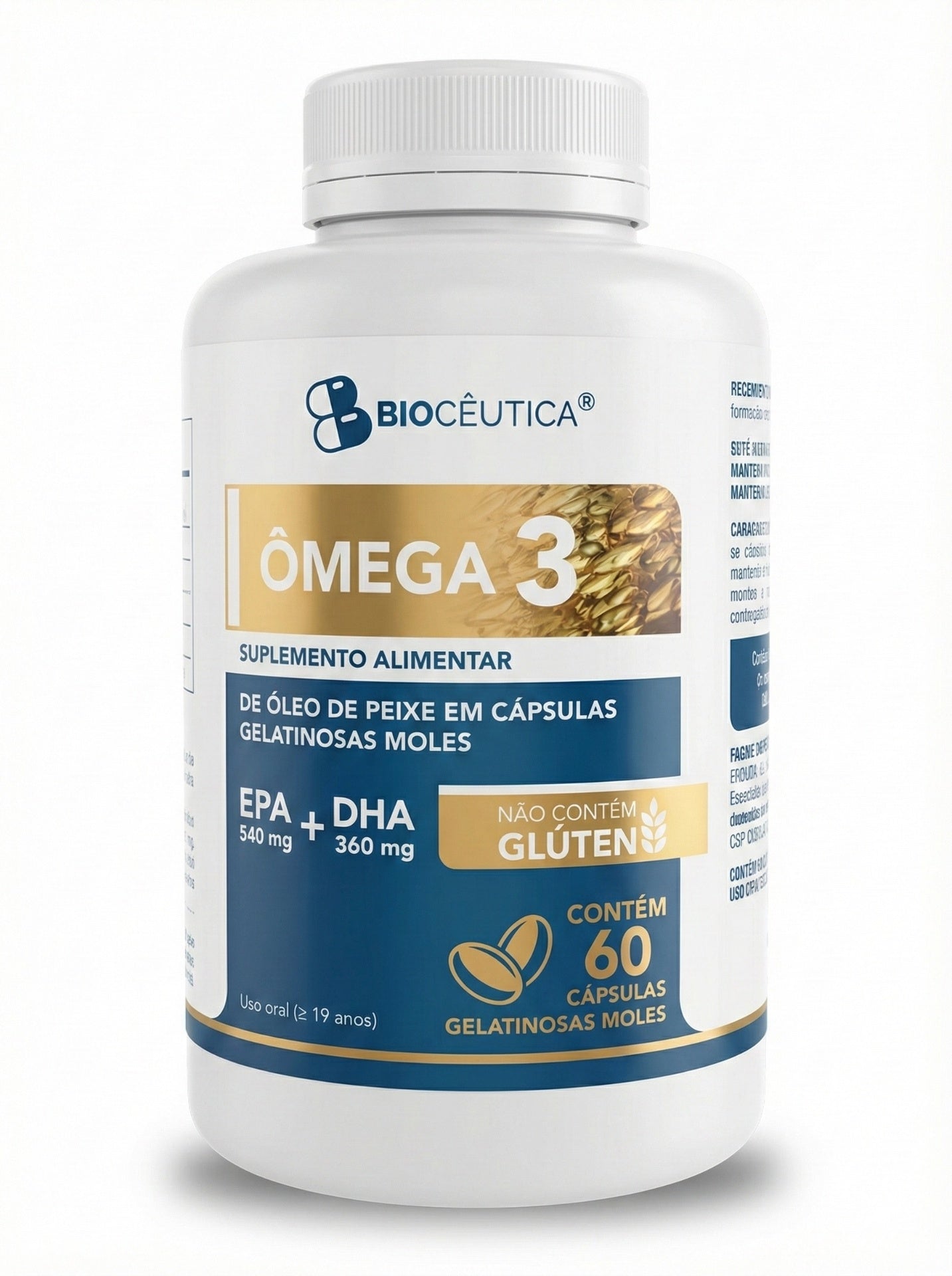 Omega 3 Biocêutica 60 cápsulas